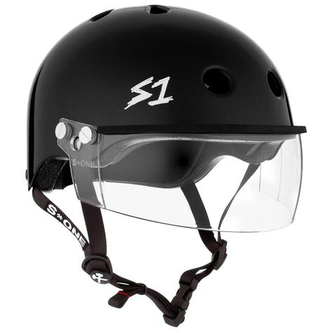 S1 Lifer Helmets Inc Visor - Black Gloss - main image